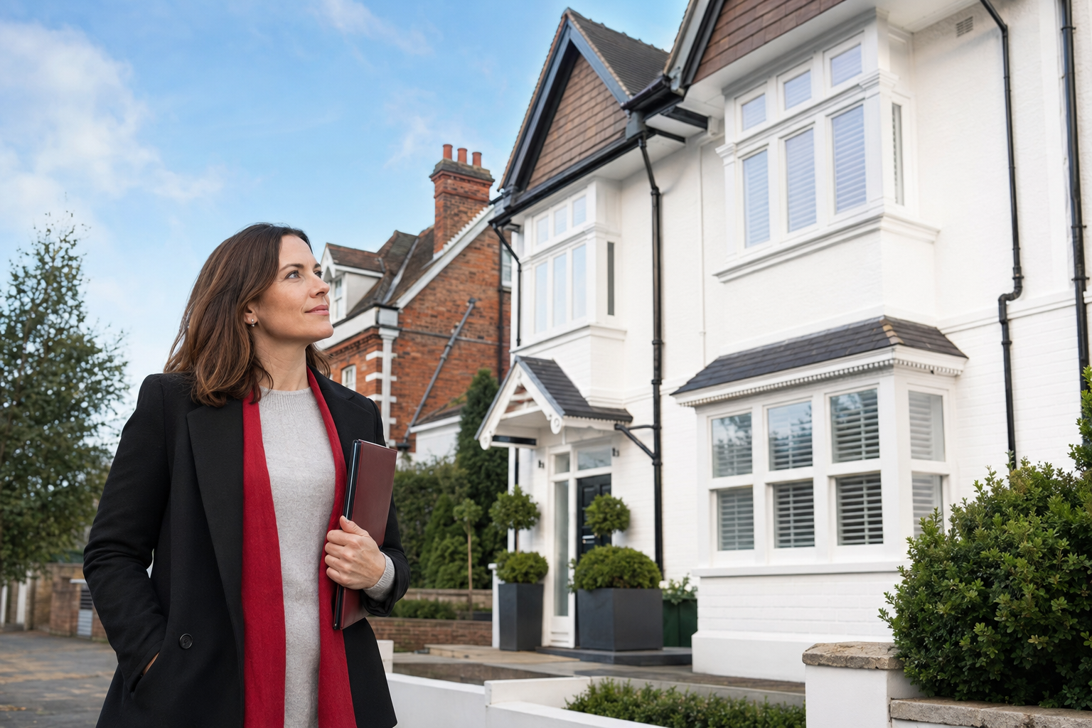 Investor assessing a residential property
